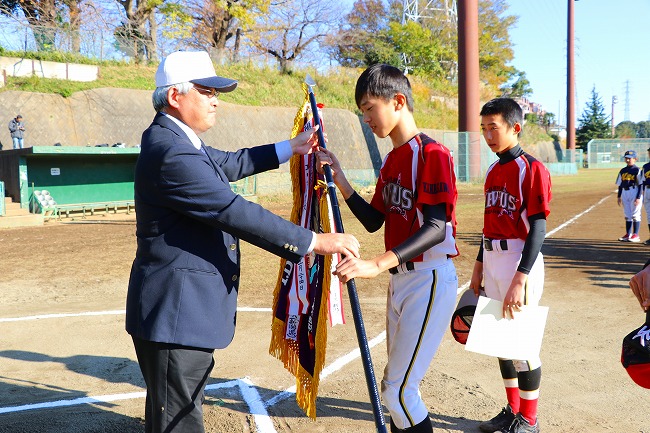 第35回秋季東日本中学生軟式野球大会 優勝 横浜メビウスベースボールクラブ 準優勝 盛岡市立上田中学校 一般社団法人 少年軟式野球 国際交流協会